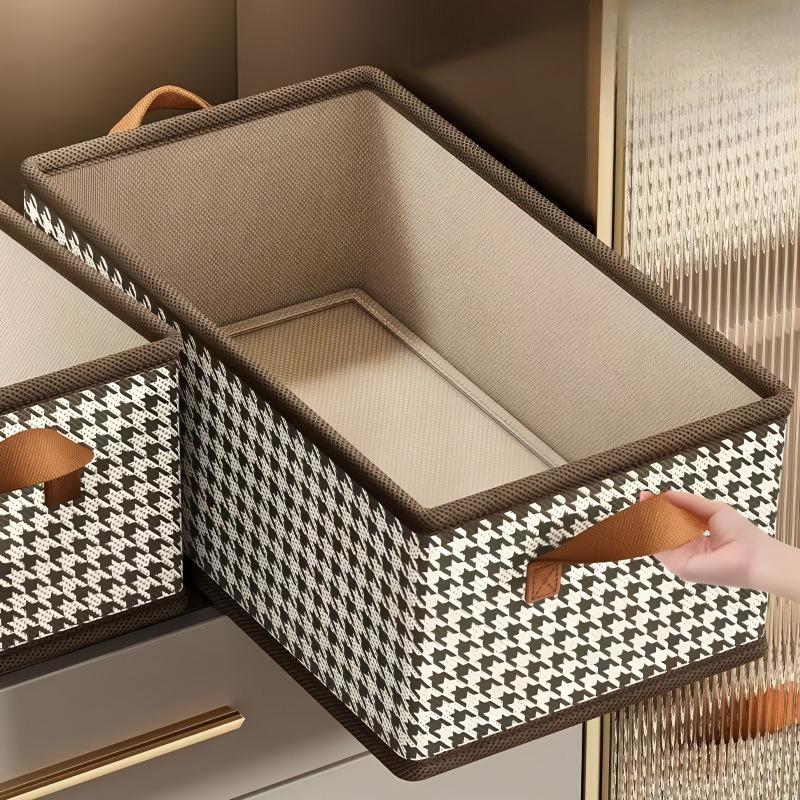 Foldable Storage Boxes with Dividers, Multi-Purpose Clothes Toy Cosmetic Organizer Bins for Home, Collapsible Fabric Collapsible