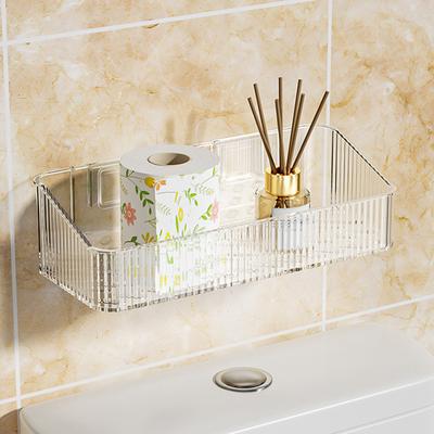 Cesta de Ducha Adhesiva de Alta Resistencia Organizador de Ducha para Baño Montado en la Pared Estantes de Almacenamiento para Baño para Accesorios de Baño