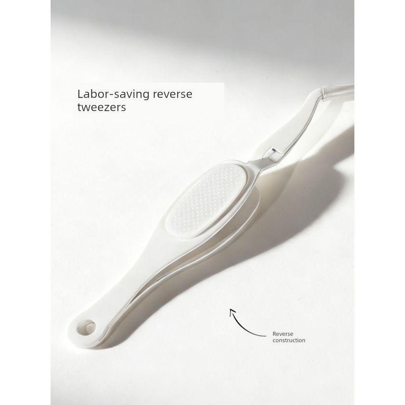 Tweezers for Grafting Eyelashes, Effortless Hair Removal, Specialized for Beauty Salons, Labor-Saving Stainless Steel Eyelash Clip Tool for Beginners