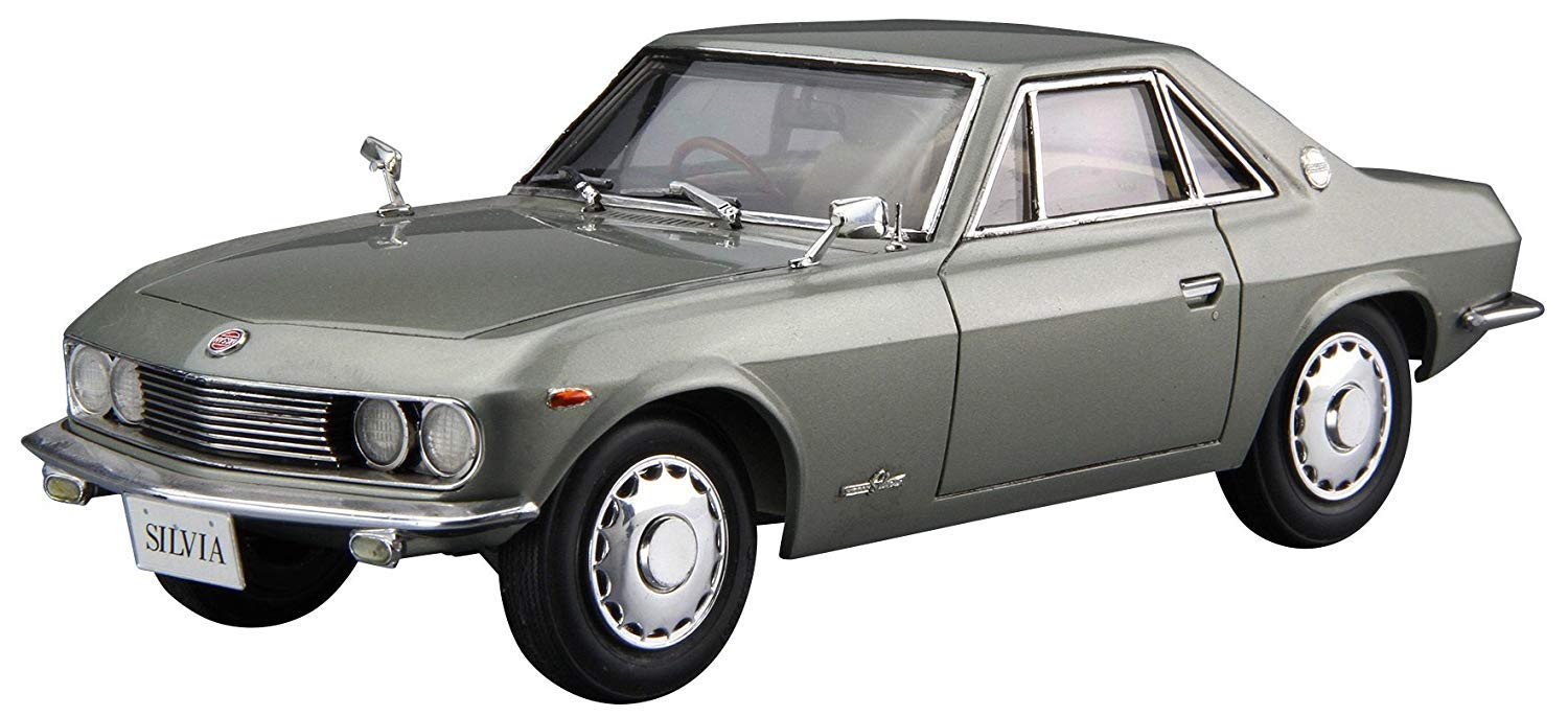 

Aoshima Bunka Kyozai Scale Model Car Series 66 Nissan CSP311 Silvia 1966 Plastic Model 1/24 No.