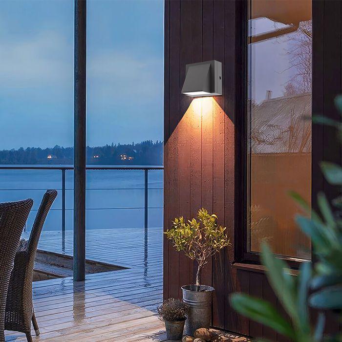 Applique murale LED Extérieure 6W 3en1 IP65 Gris