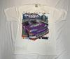 Vintage Brickyard 400 Shirt Mens Large White NASCAR Racing Indianapolis 2000s