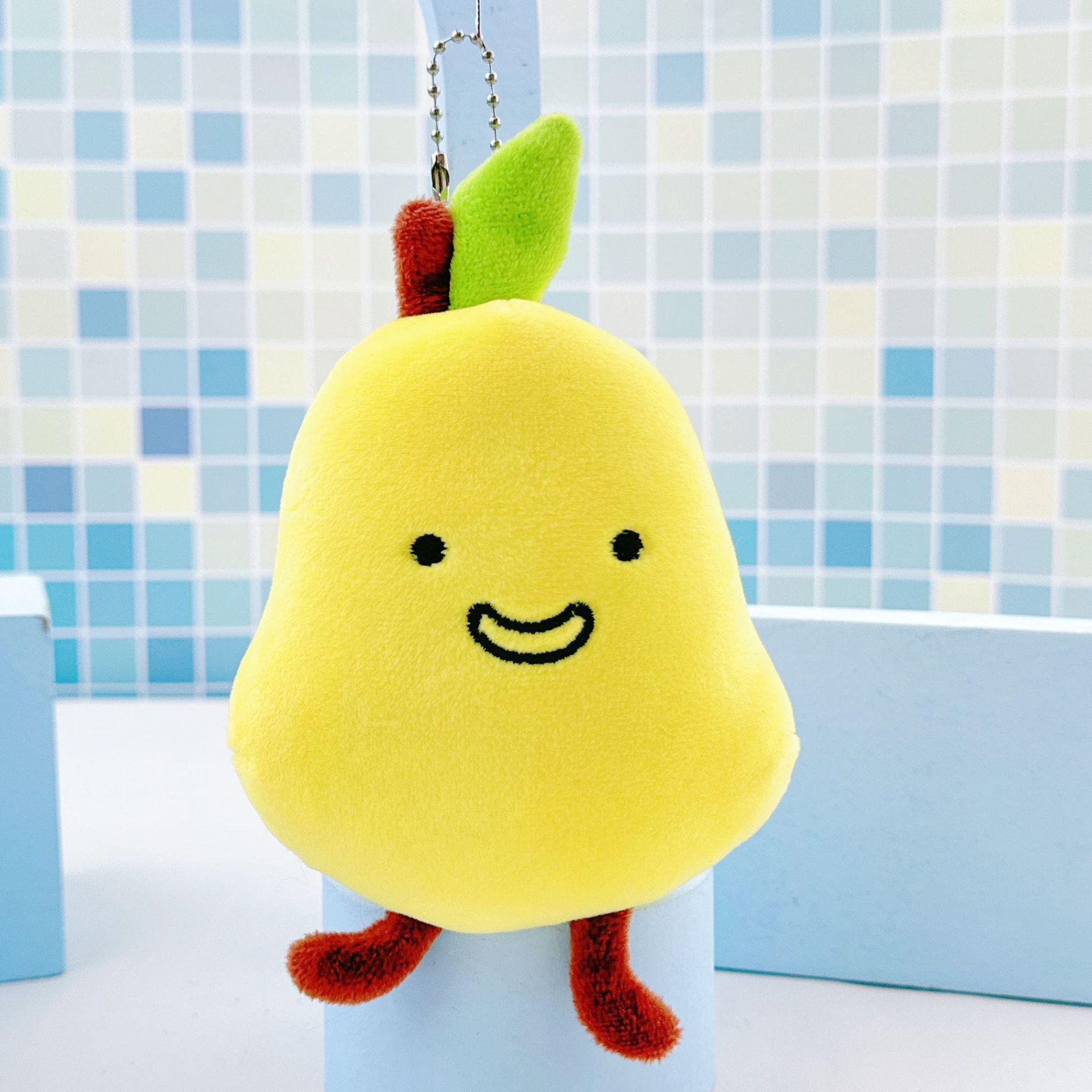 

Креативный плюшевый кулон в виде груши - Имитация фруктовой куклы для детей и пар, Подходит для игровых автоматов с клешнями. 16 cm Height