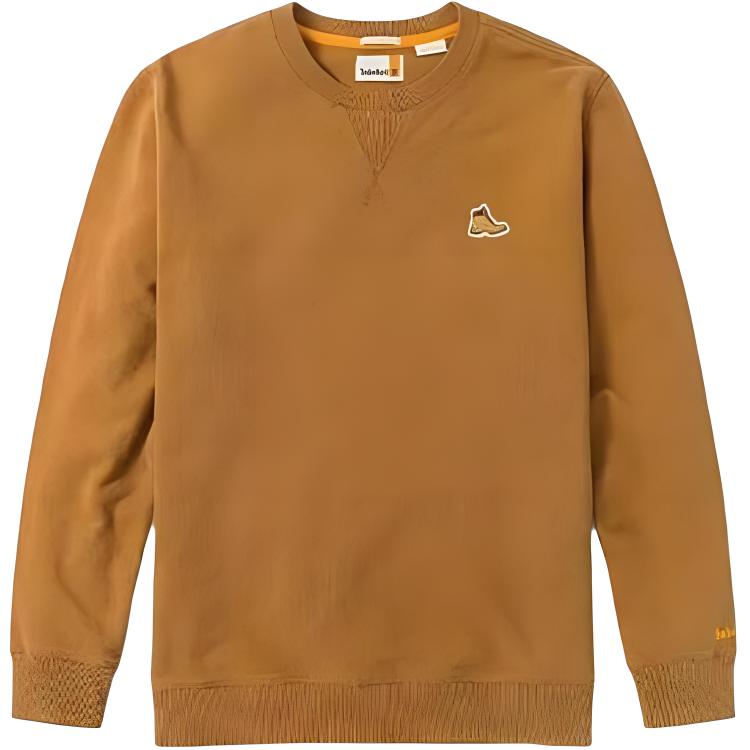 

Timberland Af Boot Logo Crew Neck Sweatshirt Men Sweatshirt Brown A2DB6-K43 M