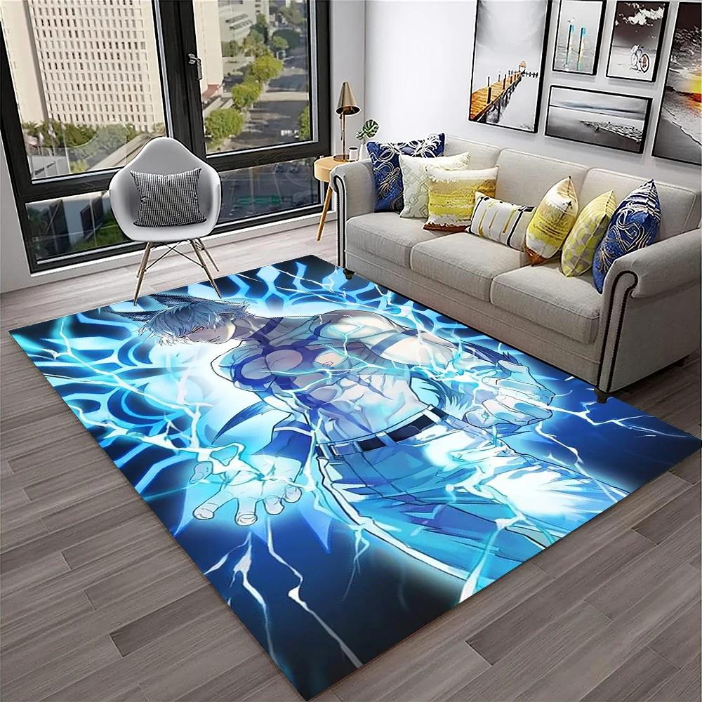 3D Retro Game King of Fighters Gamer Carpet Rug for Home Living Room Bedroom Sofa Doormat Decor,kids Area Rug Non-slip Floor Mat