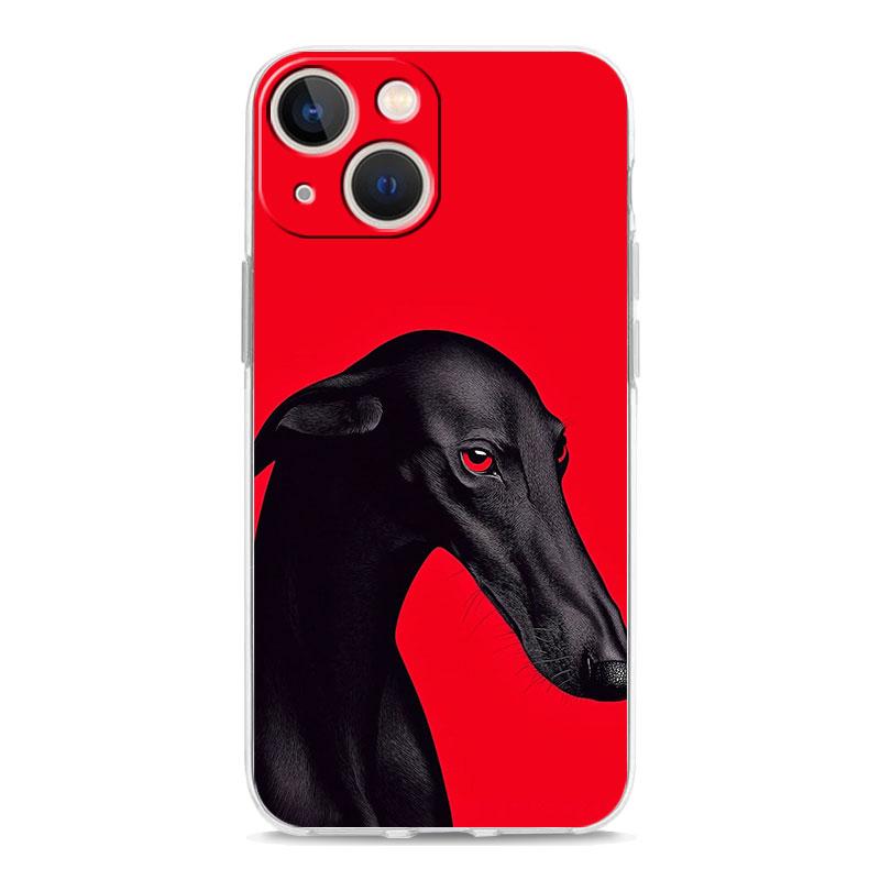 Phone Case For iPhone 17 Air Cases iPhone 16 15 12 13 14 Pro Max SE 7 8 Plus iPhone11 Clear Soft Cover Galgo Greyhound Dog