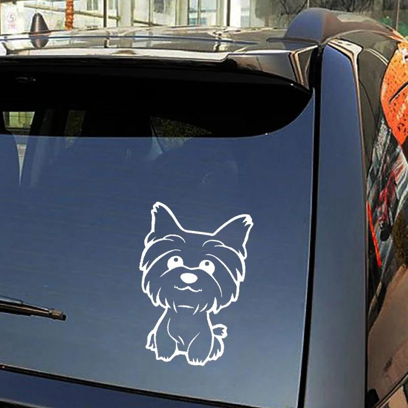 10.8X16CM Car Sticker Yorkie Yorkshire Terrier Doggy Decals Stickers on Car Reflective Motorcycle Car Styling