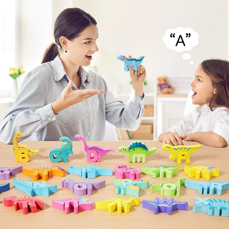3D Wooden Educational Animal & Alphabet Puzzle Toy for Kids