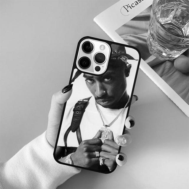 Tupac 2pac Phone Case Cover For iPhone 17 Air 16 15 14 13 11 12 Pro Max Max Plus Back Cover