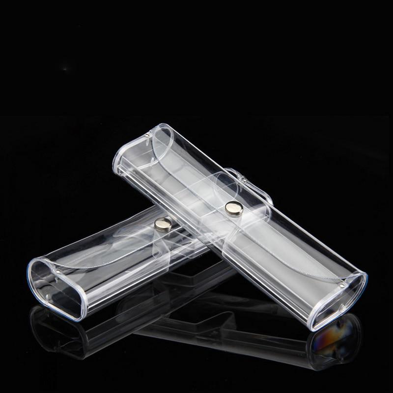 Transparent PVC Glasses Box Protector Case Carry Box Eyewear Accessoires Ultralight