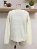Plus Size Women's Autumn/Winter OL Cross-Stitch Knitted Sweater - Fashionable and Elegant