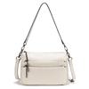 Zency Simple Small Handbag Crossbody for Women Genuine Leather