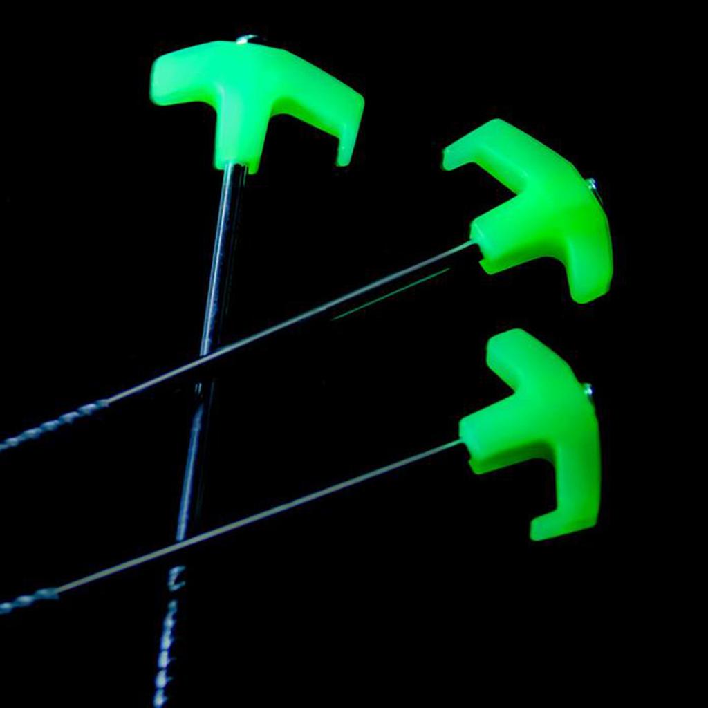 4/8/10Pcs Florescent Screw Thread Tent Stakes Pin Outdoor Campings Tent Peg Ground Pin for Fixings Tent Tarps Awnings