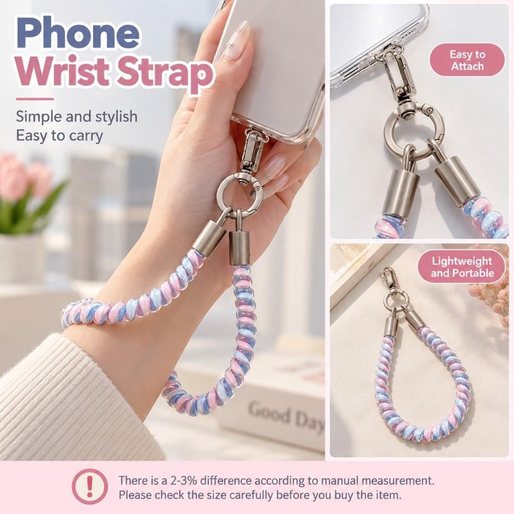 TPU Phone Lanyard Anti-Lost Phone Wrist Chain Portable Phone Case Charm Strap  Phone Accessories