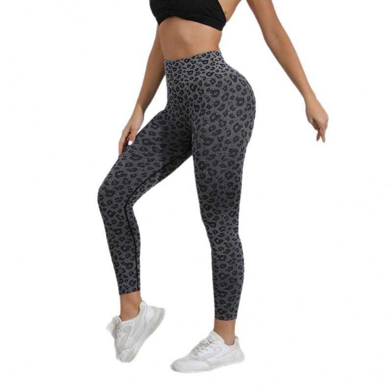 High Waist 9/10 Length Seamless Yoga Pants Women Tummy Control Butt Lifting Stretchy Nylon Spandex Leggings
