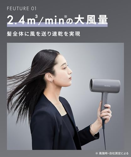 [NiziU Collaboration] SALONIA Smooth Shine Dryer Prism Purple