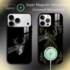 Geometric Deer Animal Aesthetic  Phone Case For iPhone17,16,15,14,13,12,11 Plus,Pro Magnetic For Magsafe Wireless Charging