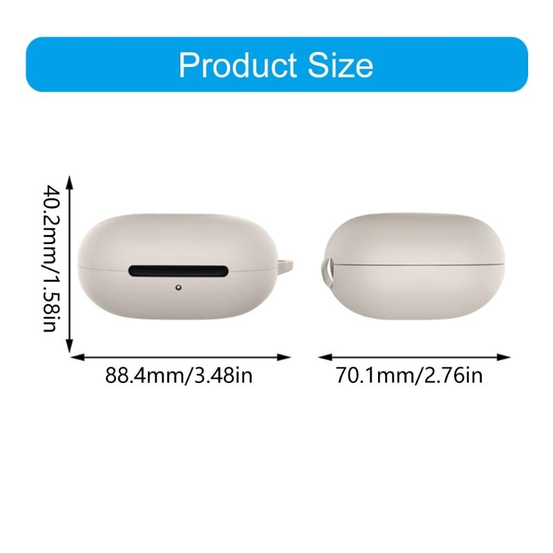 Flexible Silicone Protector Case Housing For Earbud Shockproof Cover Scratch Resistant Sleeve Enhancing Durability Grip