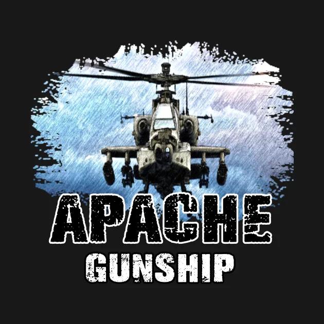 

Apache Helicopter TShirt Summer Cotton Short Sleeve ONeck Mens T Shirt New S3XL S