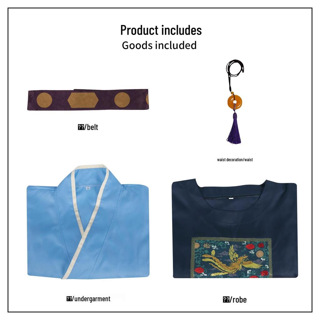 The Apothecary Diaries Jinshi Dark Blue Official Anime Cosplay Uniform