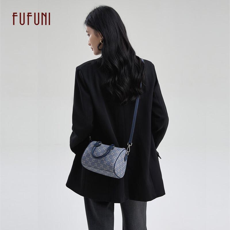 FUFUNI 2026 Monogram Boston Shoulder Bag