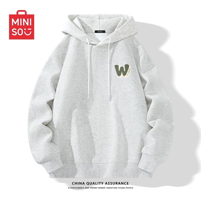 MINISO Men's Hooded Casual Pullover Sweatshirt