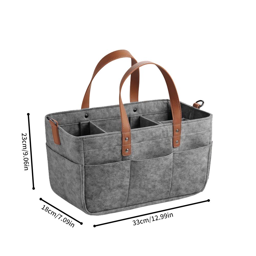 Large capacity diaper bag, felt bag, baby travel storage bag, mommy bag tote bag.zwq