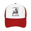 Raccoon quote Mesh Caps Merch for Women Men Adjustable Baseball Cap Mesh-Back Breathable Cooling Hats