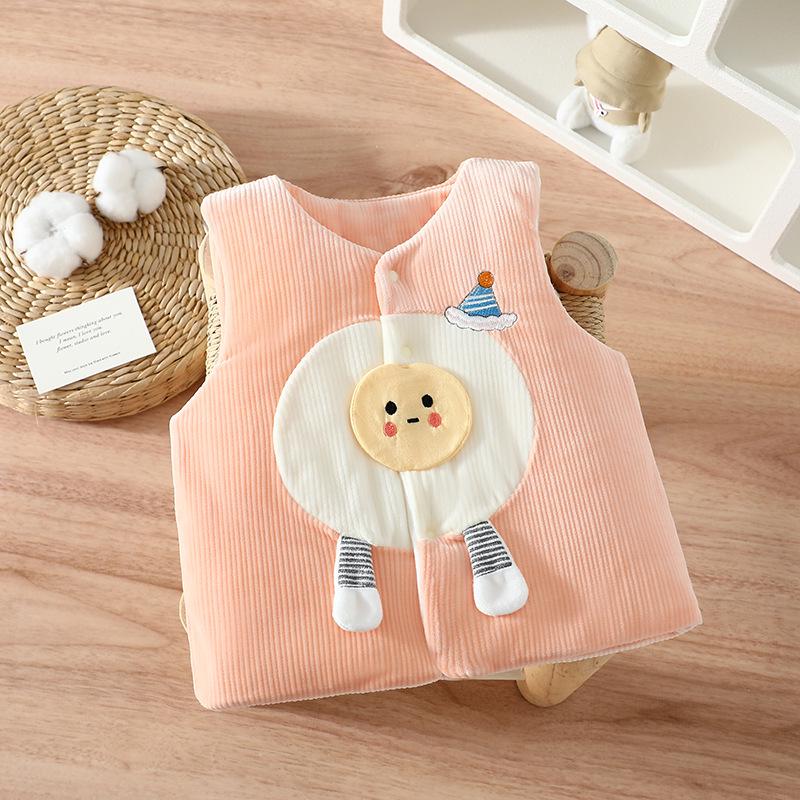 

Premium Cotton Vest for Kids - Unisex Thickened Spring/Autumn Wear for Boys and Girls 73 cm