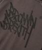 Brownbreath Pigment Tag Hood Zip Up - Brown