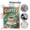 Coffee Cup Daisy Heart Pearl Painting Set Pearl Art DIY Handmade Crafts Home Wall Decoration