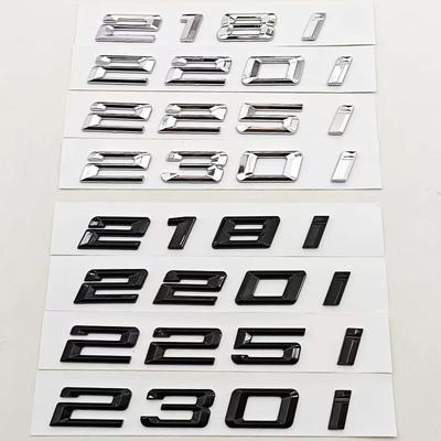 3D ABS Car Styling Logo 230i 220i 218i 225i Badge Sticker Rear Trunk Emblem For 2 Series 230i 220i 218i 225i Accessories