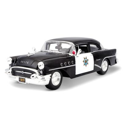 Maisto 1/26 Scale Buick Century 1955 Police Car / Diecast Model Car, Finished Model, 31295