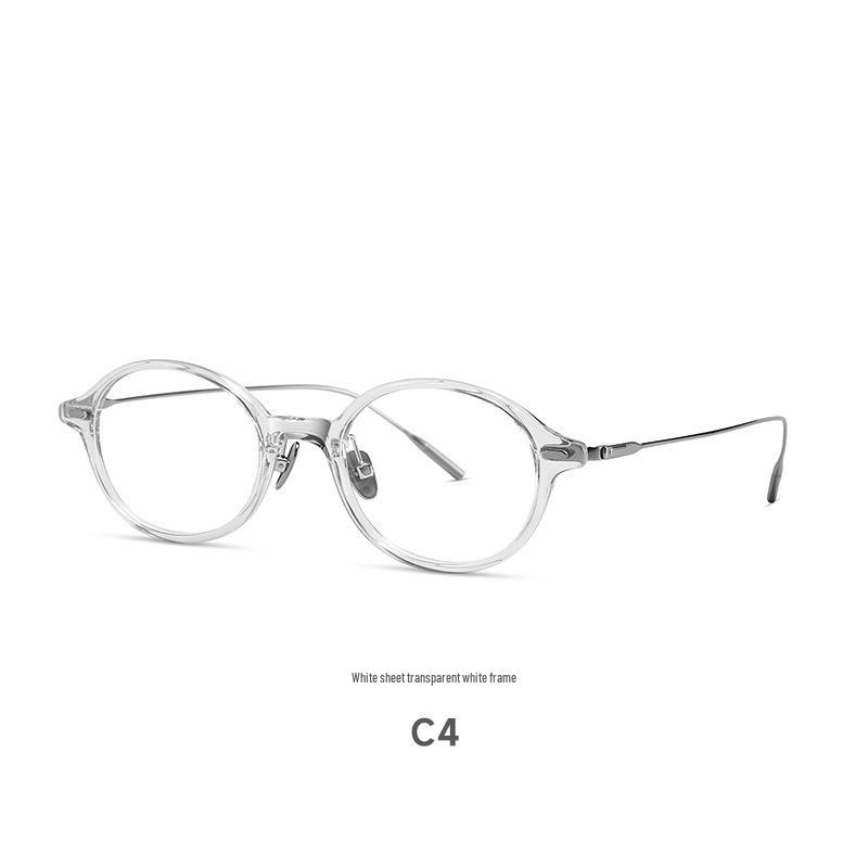 

Очки для близорукости в стиле корейской черепаховой оправы для женщин - Маленькая титановая оправа, Оправы для очков высокого класса 1071, Совместимы с рецептурными линзами.