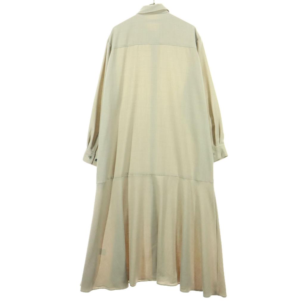 Beauty products MICA&DEAL made in Japan Long sleeve Shirt dress F Beige Women Used
