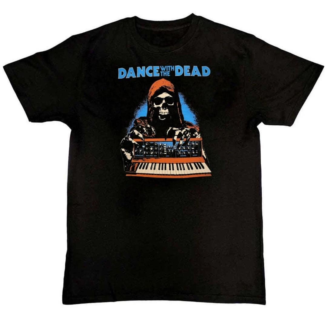 Rare! Dance with the Dead band Graphic Print Mens T-Shirt XXXXL