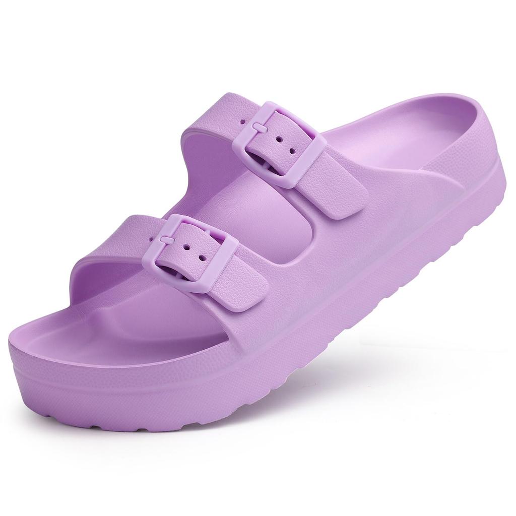 Fashion Crestar Women's Platform Sandals Outdoor Fashion Lightweight Beach Slippers With Arch Support Summer Comfort Slip On Home Slides