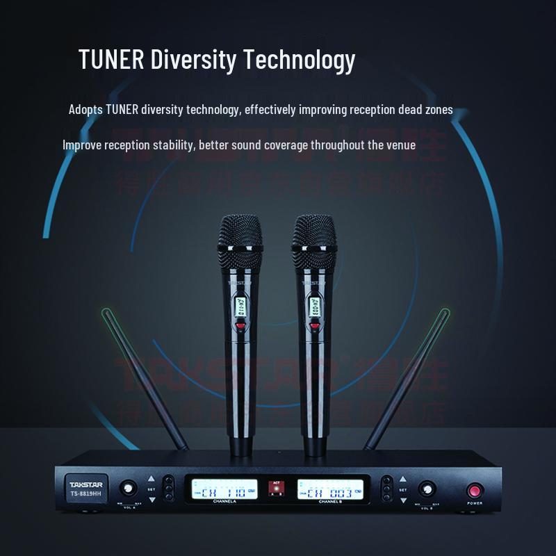 TAKSTAR TS-8819HH Dual Wireless Microphone System (CN version)