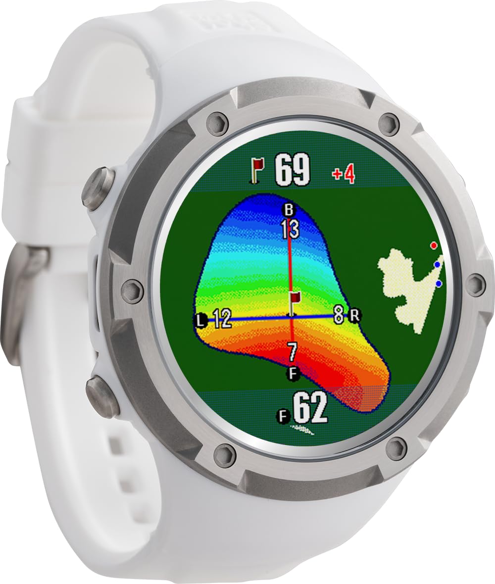 

Shot Navi Evolve Large Color LCD Latest GPS Chip Automatic Distance Elevation Distance Made in Japan Certified Competition GPS Golf Golf Rangefinder білий