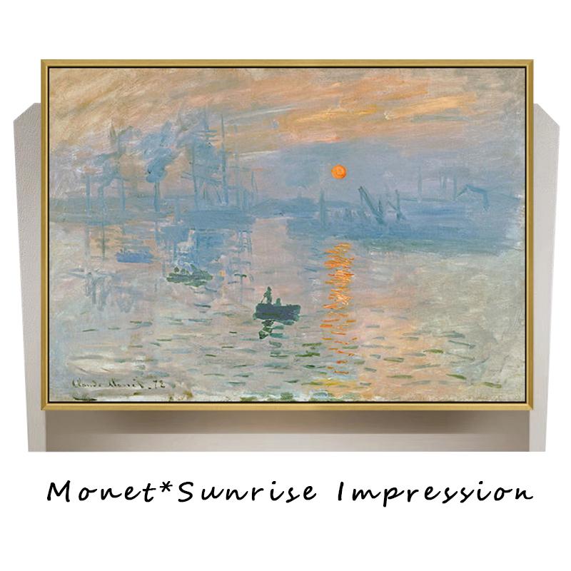Van Gogh Monet Famous Paintings Oil Painting On Canvas Room Decor Aesthetic Textured Wall for Living Room Home Decor