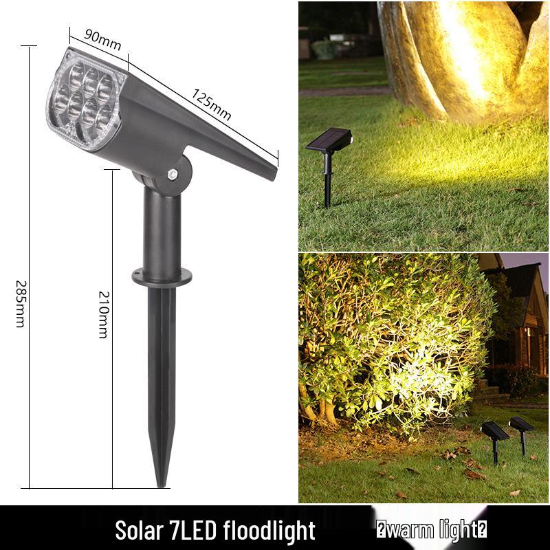 Dual-Use Outdoor Solar Spotlight: Super Bright Garden & Landscape Light