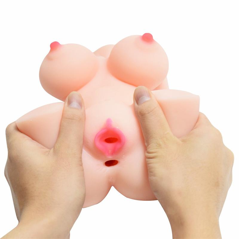 Male Inverted Model Real Yin Two-point Masturbator Upper and Lower Body Butt Buttocks Leg Model Entity Doll
