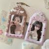 Kpop Photocard Holder Binder Photo Card Holder 3Inch Idol Binder Photocard Display Keychain Protective Cover Photo Albums
