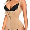 Hot-selling Women's Plastic Belt Sling  Waist Seal  Buckle And Zipper  Reinforced Waist And Abdomen Slimming Fitness Plastic Belt