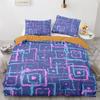 Tribal Duvet Cover Set Secret Tribe Pattern In Bohemian Style Decorative Polyester Bedding Set with Pillowcase King Queen Size