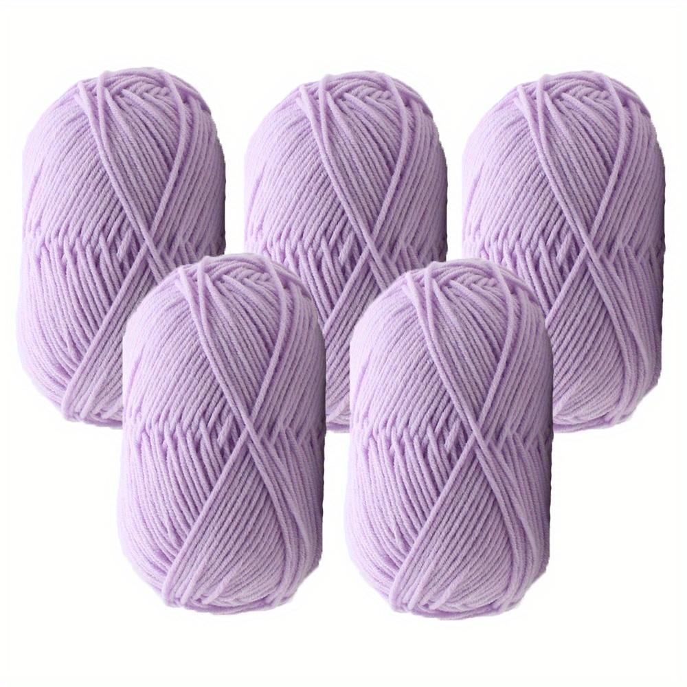 5pcs Soft Warm Acrylic Yarn 4-Ply for Diy Knitting & Crochet Projects Ideal for Blankets Sweaters Hats Scarves  Assorted Colors