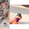 Unique Vintage Design Skull Ring For Women Stylish Adjustable Copper Jewelry