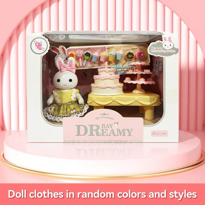 

Дитячий комод «Маленький Кролик» Іграшки для гри в чудову сцену Імітаційне моделювання Дитячий подарунок на день народження Розвиток Інтерактивність батьків і дітей у приміщенні