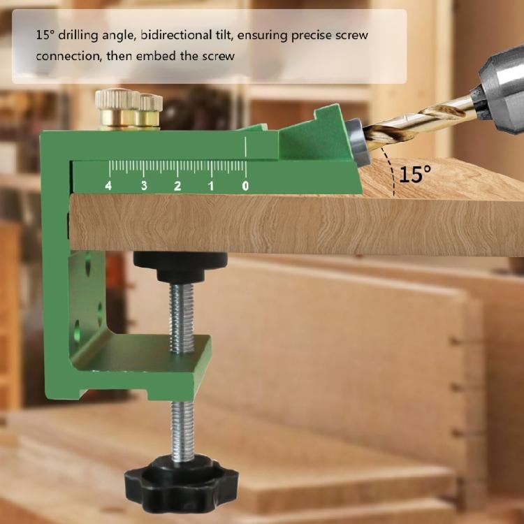 Complete Wood Joinery Set Pocket Hole Jig Featuring Up To 39mm/1.53inch Clamp Ranges for DIY Enthusiasts Woodworkers