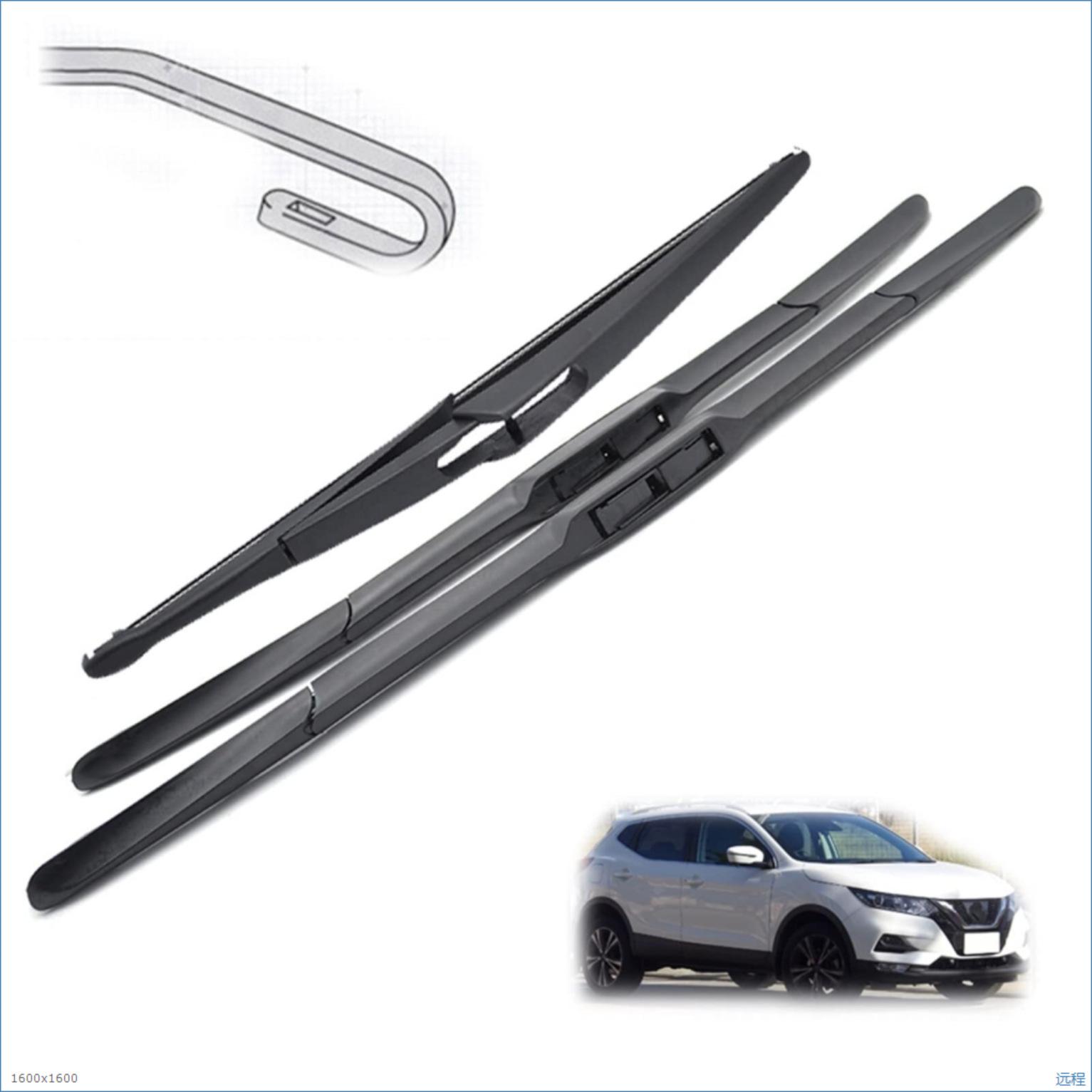 

For Nissan Juke F15 2010_2016 22 + 14 + 12 front and rear wipers Nissan Juke F15 2010_2016 22 + 14 + 12